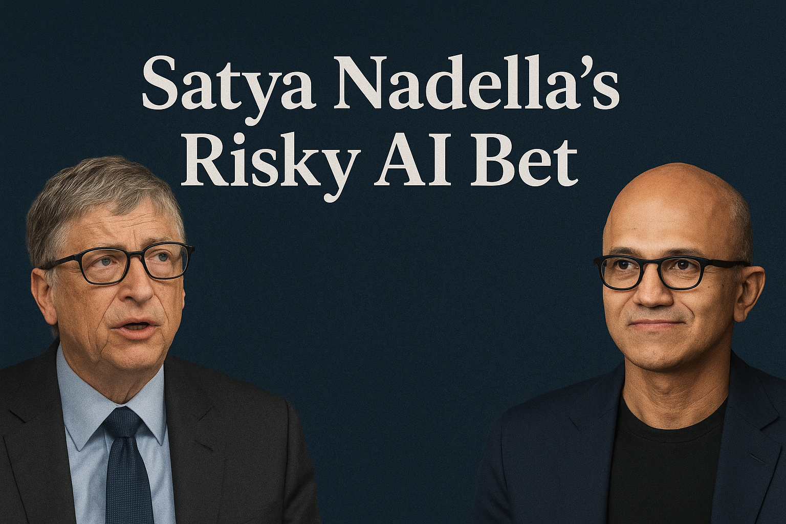 Satya Nadella’s Risky Billion Dollars AI Bet
