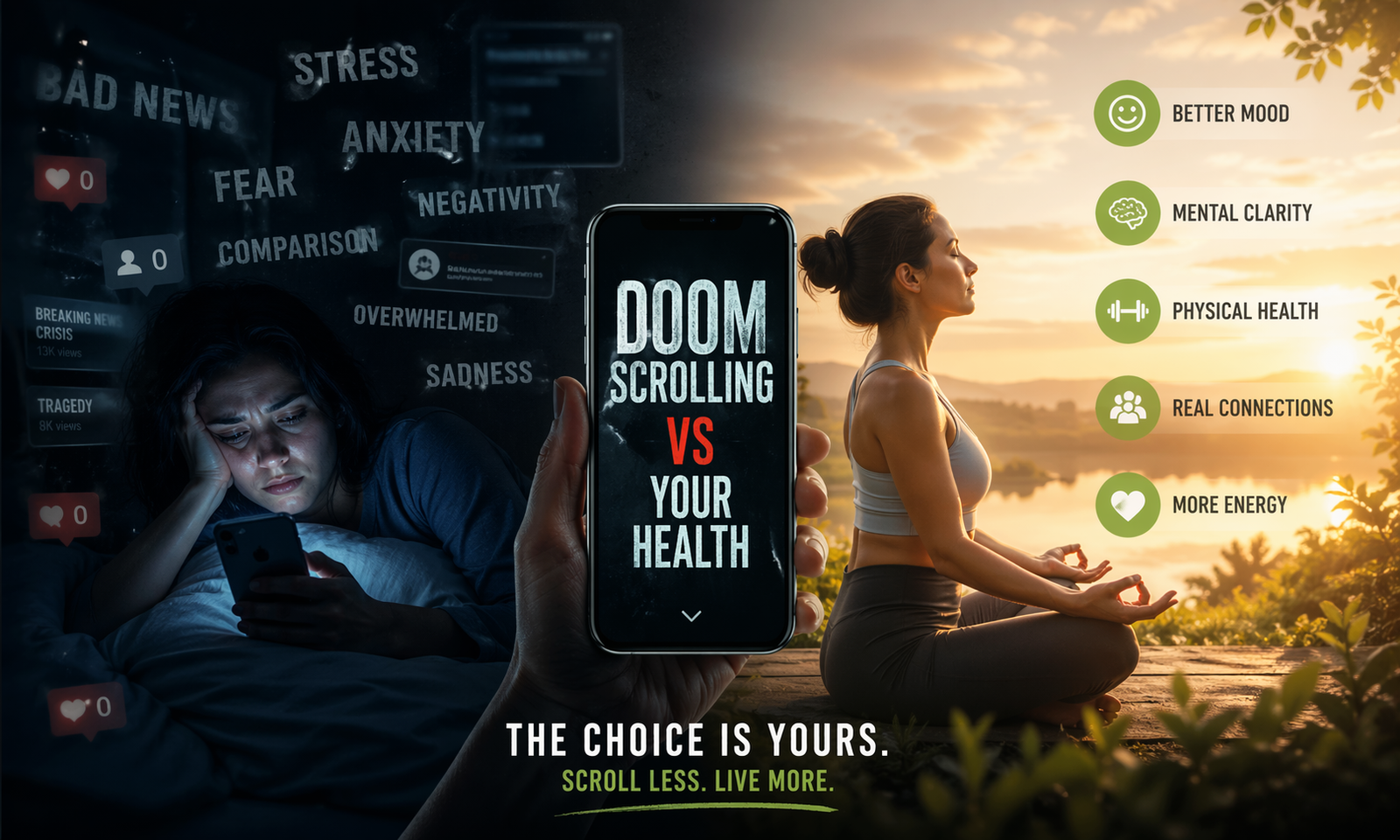Doomscrolling vs. mental wellness Theinfluentialtoday - The Influential Today