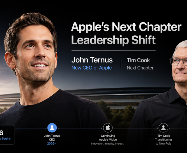 John Ternus Replaces Tim Cook as Apple CEO Theinfluentialtoday - The Influential Today