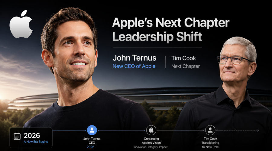 John Ternus Replaces Tim Cook as Apple CEO Theinfluentialtoday - The Influential Today