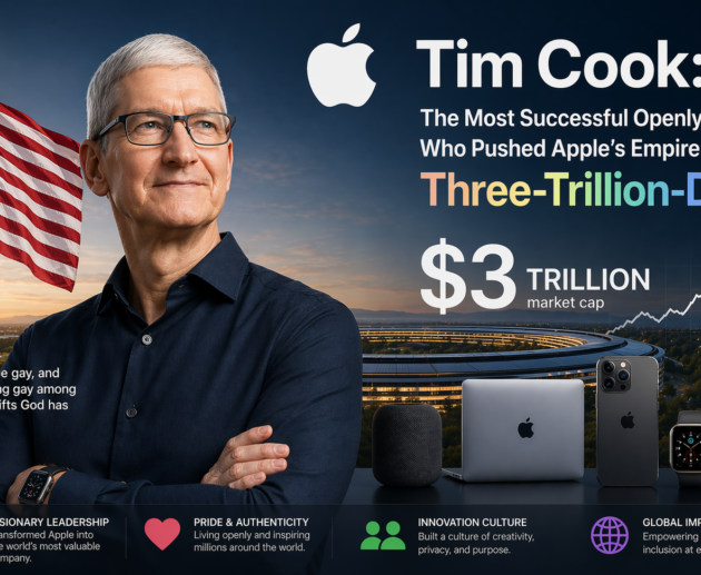 Tim Cook The Most Successful Openly Gay CEO Who Pushed Apple’s Empire to Three-Trillion-Dollar Theinfluentialtoday - The Influential Today