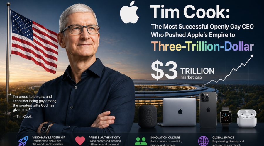 Tim Cook The Most Successful Openly Gay CEO Who Pushed Apple’s Empire to Three-Trillion-Dollar Theinfluentialtoday - The Influential Today