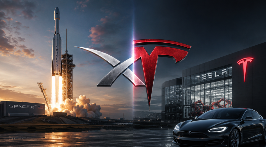 The SpaceX and Tesla Merger