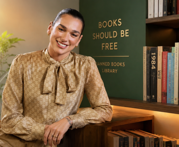 dua lipa opens library for banned and censored books in portugal